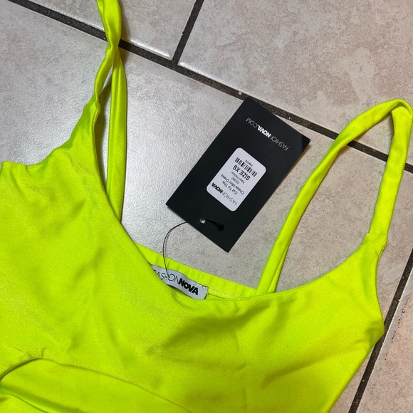 Neon Green Nightlife dress - Picture 2 of 5